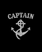 Retro Captain Of The Ship Digital Art by Flippin Sweet Gear