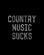 Retro Country Music Sucks Digital Art by Flippin Sweet Gear