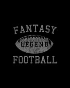Retro Fantasy Football Legend Digital Art by Flippin Sweet Gear