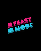 Retro Feast Mode Thanksgiving Digital Art by Flippin Sweet Gear