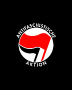 Retro Germany Antifaschistische Aktion Anti-Fascist Digital Art by Flippin Sweet Gear