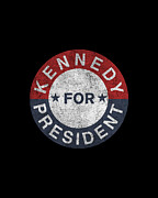 Retro JFK Kennedy For President 1960 Digital Art by Flippin Sweet Gear