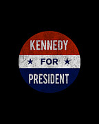 Retro Kennedy For President JFK 1960 Digital Art by Flippin Sweet Gear