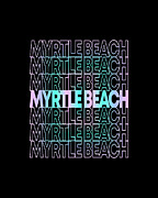 Retro Myrtle Beach South Carolina Digital Art by Flippin Sweet Gear