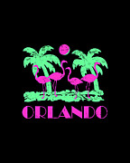 Retro Orlando Florida Digital Art by Flippin Sweet Gear