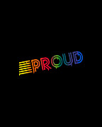 Retro Proud Rainbow Gay Pride Dripping Paint Digital Art by Flippin Sweet Gear