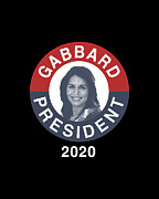 Retro Tulsi Gabbard for President 2020 Digital Art by Flippin Sweet Gear