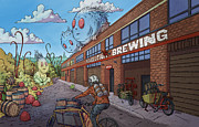 Revolution Brewing Digital Art by EvanArt - Evan Miller
