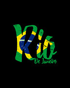 Rio De Janeiro Brasil Digital Art by Flippin Sweet Gear