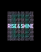 Rise and Shine Retro Digital Art by Flippin Sweet Gear