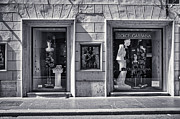 Rome Bw - Dolce and Gabbana Store in Via dei Condotti Photograph by Stefano Senise