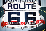 Route 66 Garage Sign - Needles, California Photograph by Tatiana Travelways
