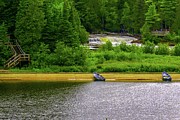 Row Boats on the Tahquamenon River Photograph by Deb Beausoleil