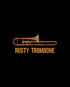 Rusty Trombone Digital Art by Flippin Sweet Gear