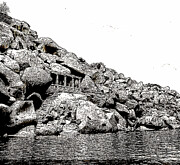 Sacred Rocks Digital Art by Gradify Creations