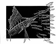 Sail and Sardines Painting by Mark Ray