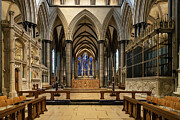 Salisbury Cathedral Altar Photograph by Shirley Mitchell