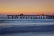 San Clemente Pier Glow Photograph by Rebecca Herranen