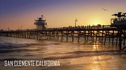 San Clemente Pier Poster Photograph by Rebecca Herranen