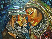 Sawabona Painting by Kowie Theron