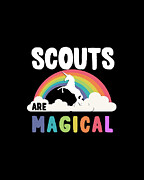 Scouts Are Magical Digital Art by Flippin Sweet Gear