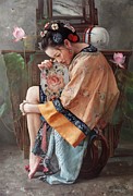 Searching A Dream Painting by Mingyue Wang