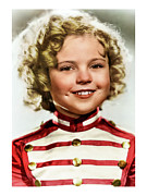 Shirley Temple Vintage Photo Colorized Photograph by Franchi Torres