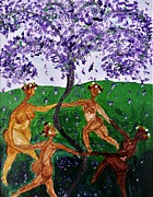 Sister Tree 4 Painting by Stacey Torres