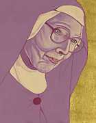 Sister Wendy Beckett 327 Painting by William Hart McNichols