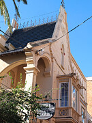 Sitges Spain Hotel El Xalet Print Historic Modernista Architecture Color Fine Art Photography Photograph by Travel Essayist