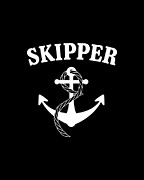 Skipper Of The Boat Digital Art by Flippin Sweet Gear