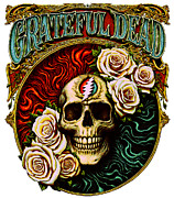 Skull and Rose Digital Art by Kirania Finest