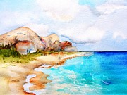 Sleeping Virgin Painting by Carlin Blahnik CarlinArtWatercolor