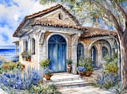 Slightly Wild Summer Cottage Digital Art by Eris And AI