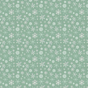 Snow Y'All, Gnome for the Holidays Collection, Light Gray-Green Mixed Media by Elizabeth Reich