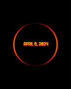 Solar Eclipse April 8 2024 Digital Art by Flippin Sweet Gear