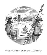 Someone I Don't Know Drawing by Brendan Loper