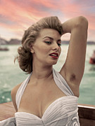 Sophia Loren 1955 Naturalle Photograph by Franchi Torres