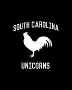 South Carolina Unicorns Digital Art by Flippin Sweet Gear