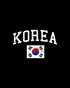 South Korea Retro Korean Seoul Hanguk Digital Art by Flippin Sweet Gear