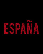 Spain Espana Retro Digital Art by Flippin Sweet Gear