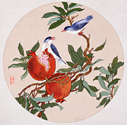 Sparrows Painting by Sun Chuanzhe