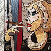 Speakeasy Mixed Media by Beth Hanson