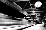Speeding train at Nottingham station Photograph by Neale And Judith Clark