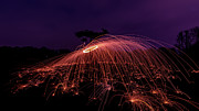 Spinning fire Photograph by Andrew Lalchan