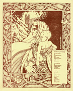 St Elizabeth of Hungary Drawing by William Hart McNichols