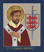 St. Thomas a' Becket Painting by William Hart McNichols
