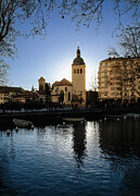 Steeple Reflections Photograph by Steven Nelson