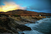 Stormy Skies Over Rocky Coastline Photograph by Matthew DeGrushe