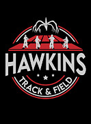 Stranger Things Track and Field Digital Art by Kirania Finest